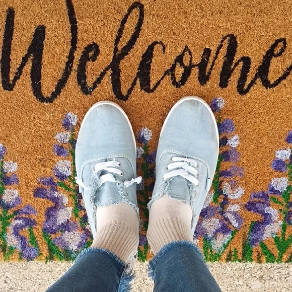 Lola Frayed Slip On Sneakers - Picture 1 of 4